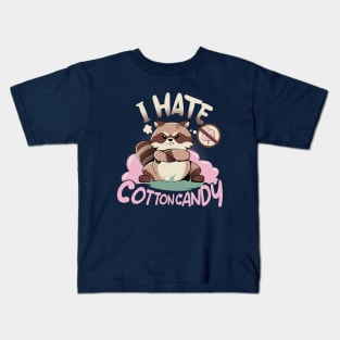 I hate cotton candy Kids T-Shirt